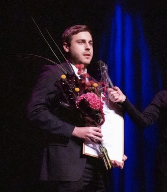 Nicholas Thorne fick pris för Årets Exjobb.
