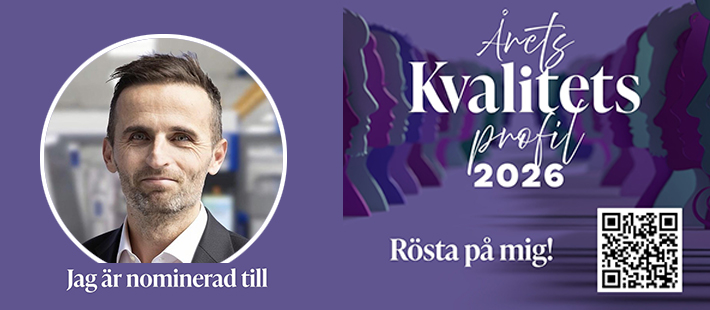Murat Haxha: Kvalitet handlar om stabila processer som levererar varje gång